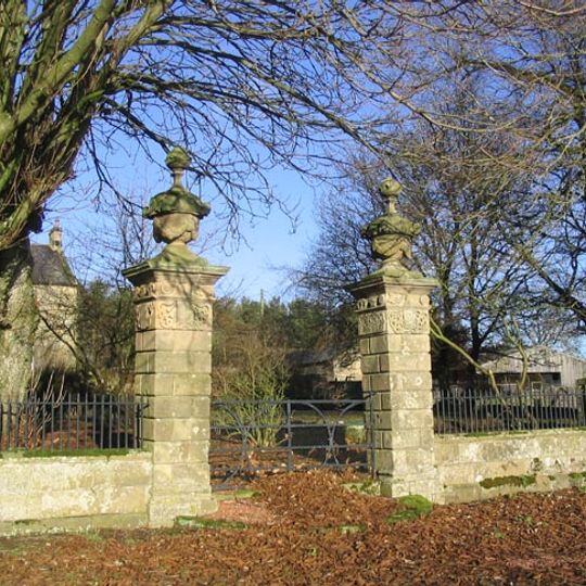 Gatepiers, Garden Walls, Railings And Sundial, Circa 30 Yards South Of Overacres