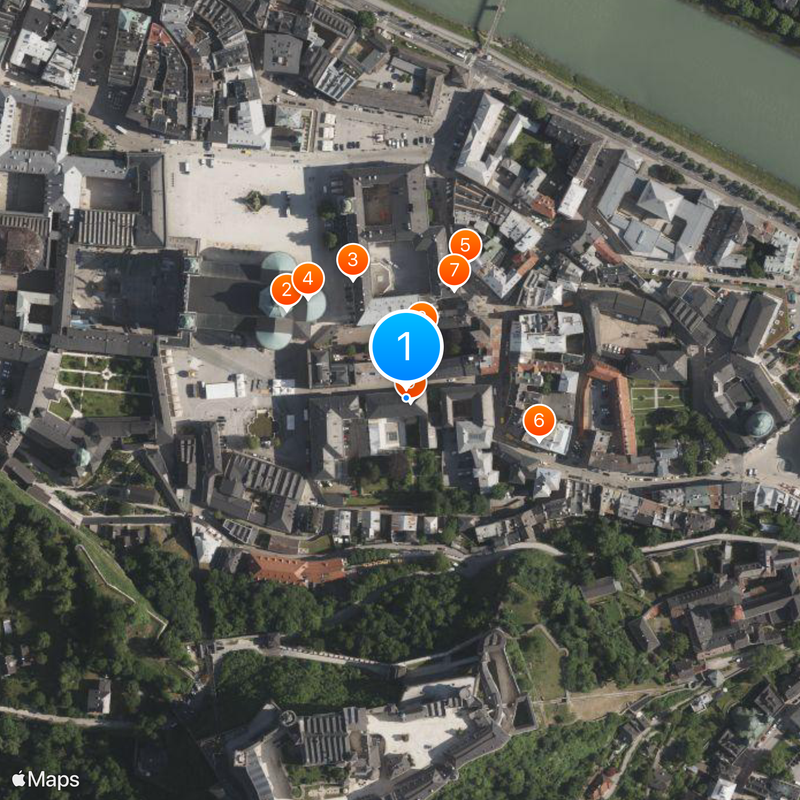 University of Salzburg Map