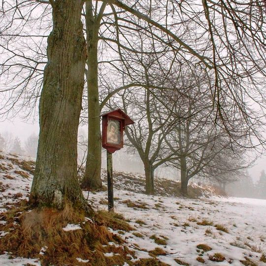 Obrázek u Václavova na polním rozcestí