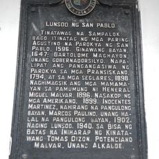 City of San Pablo historical marker
