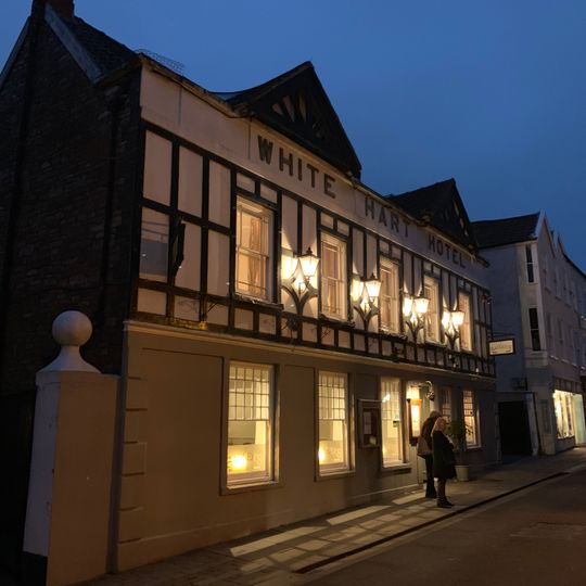 The White Hart With Attached Gate Piers