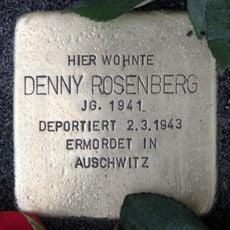 Stolperstein dedicated to Denny Rosenberg