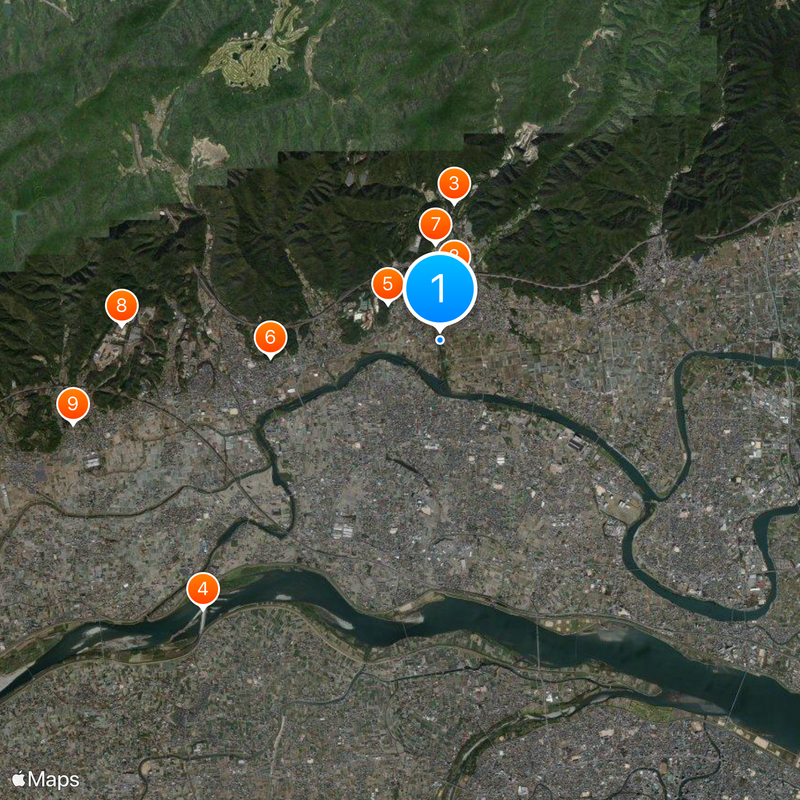 Bandō prisoner-of-war camp Map