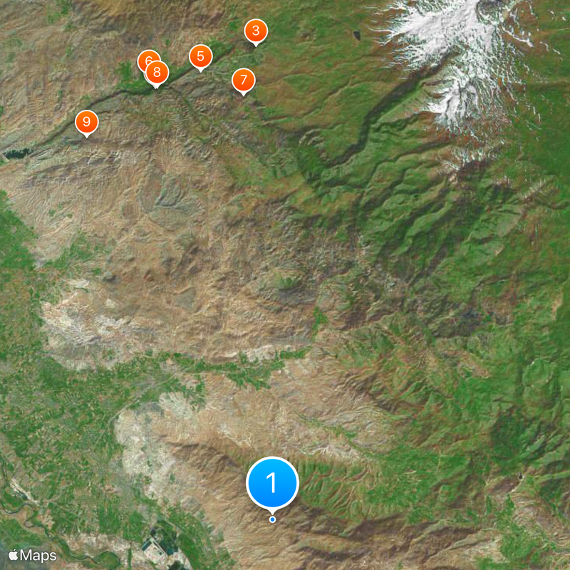 Khosrov State Reserve Mappa