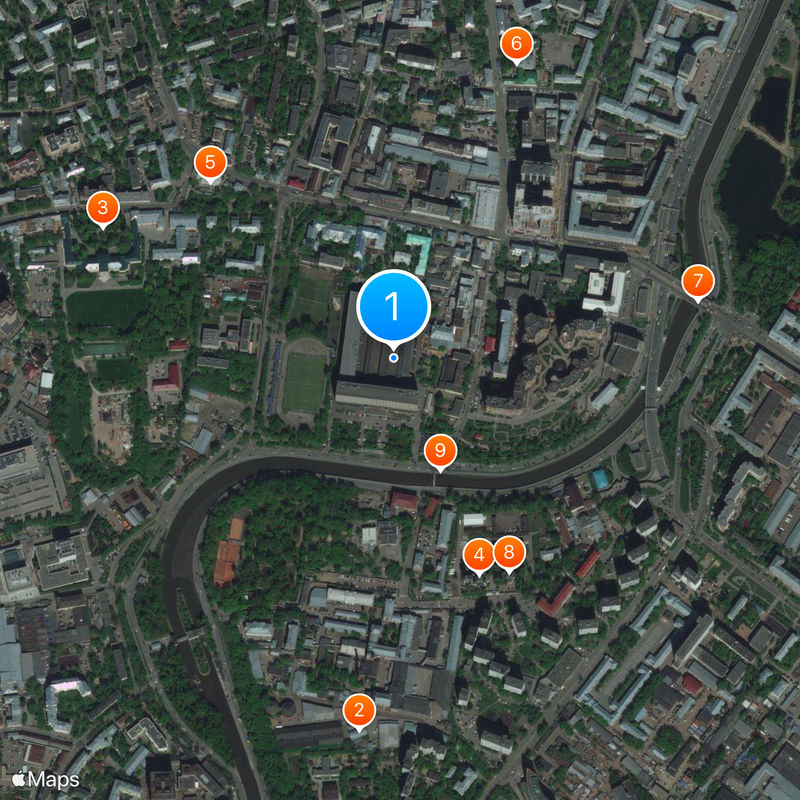 Tupolev Map