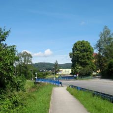 Bridge of road III/1182 over the Mourový potok in Zaječov