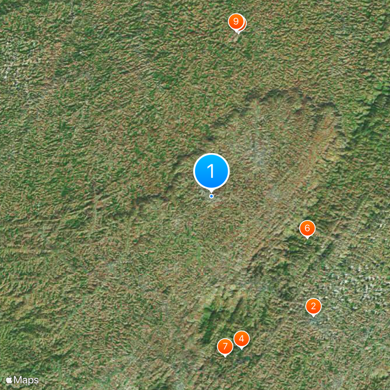 Ubá Map