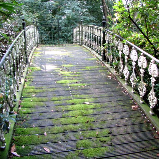 Landfort, ijzeren brug