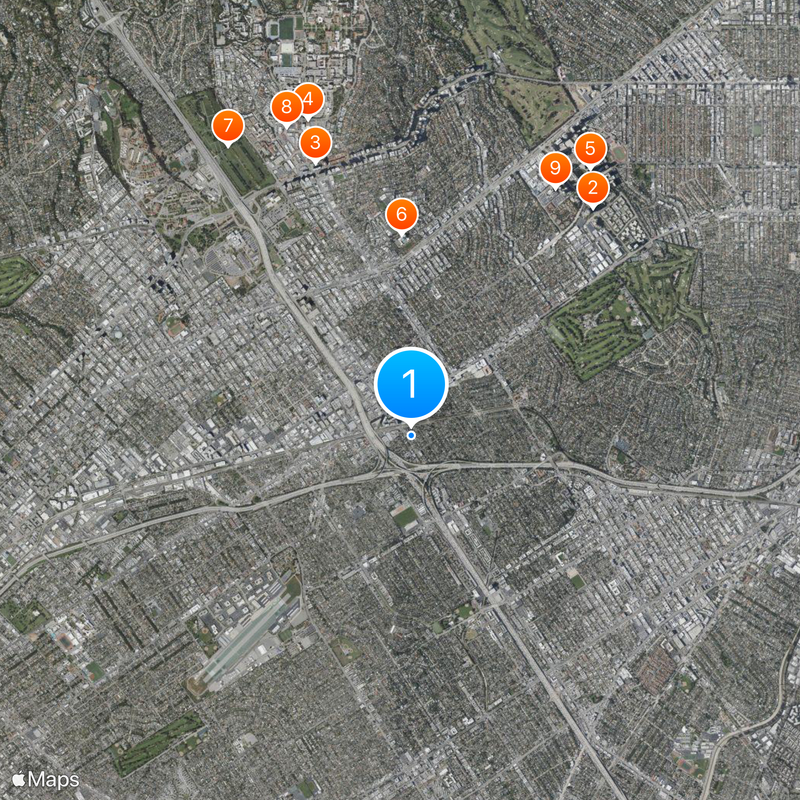 Sepulveda Boulevard Map