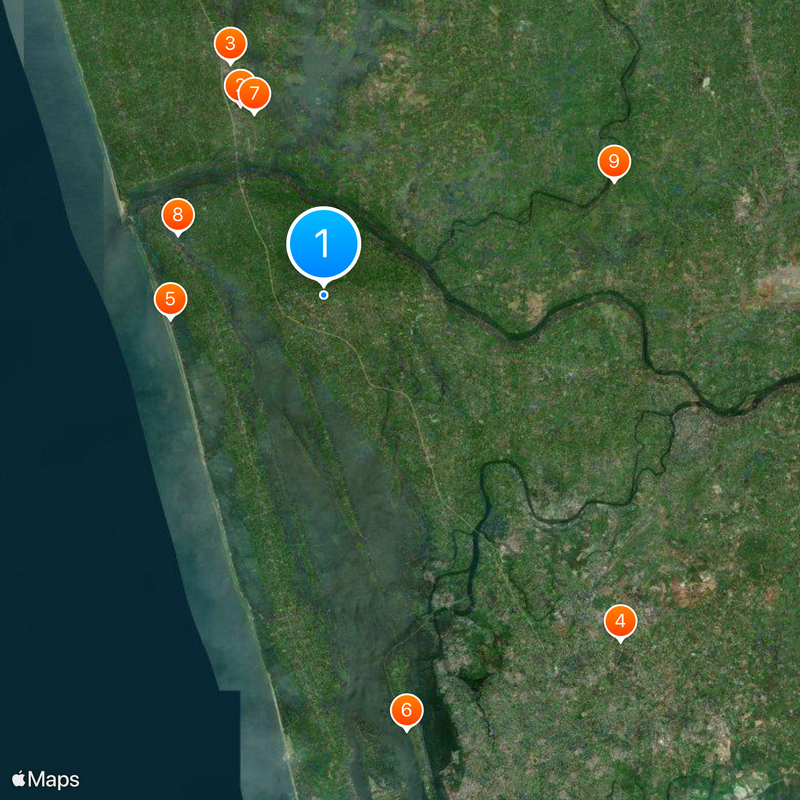 North Paravur Map