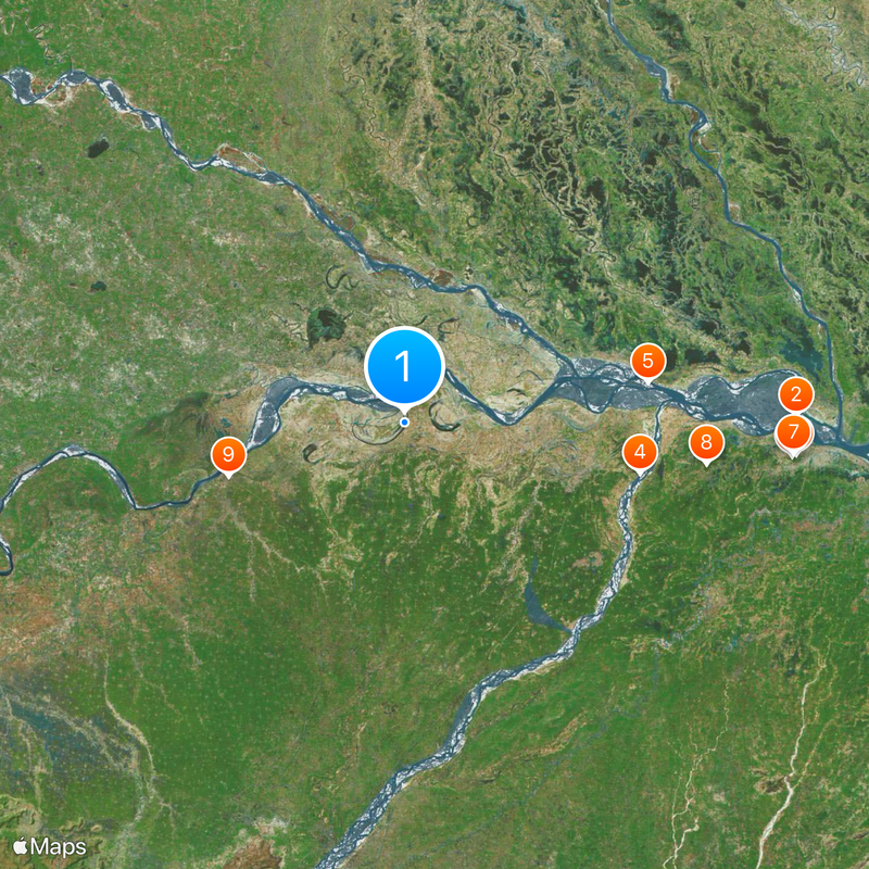 Bhojpuri region Map