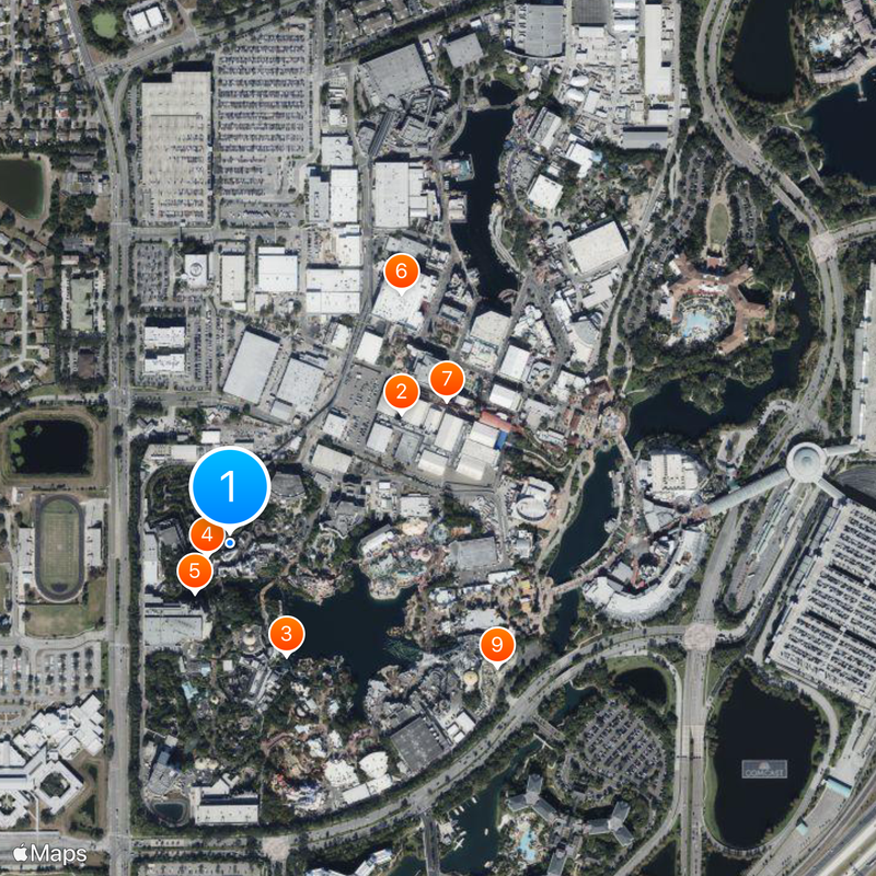 Hagrid's Magical Creatures Motorbike Adventure Map