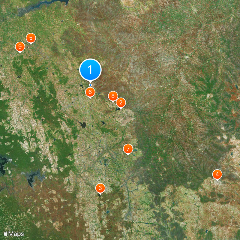 Dharwad district Mapa