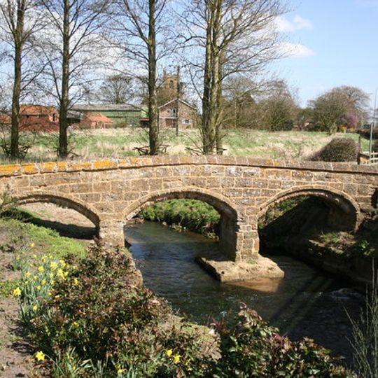 Packhorse Bridge Over River Rasen