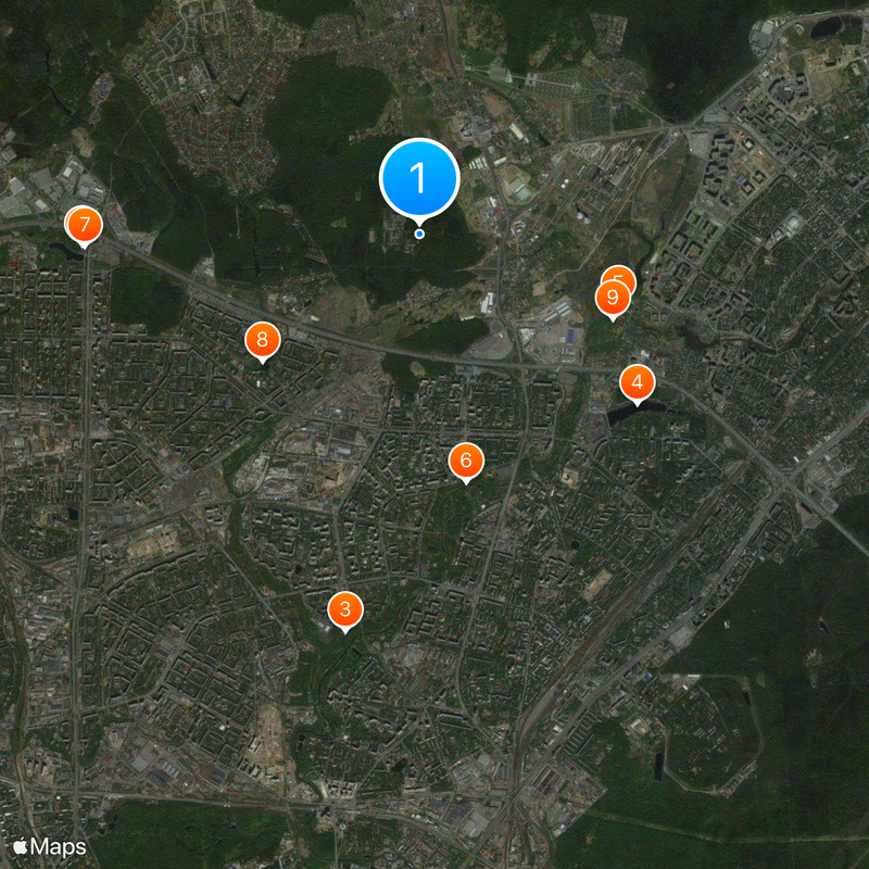 Academy of Foreign Intelligence Map