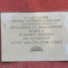 Pamětní deska Josefa Valčíka