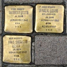 Stolperstein en memoria de Siegbert Leser