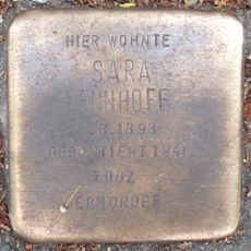 Stolperstein dedicated to Sara Lennhoff