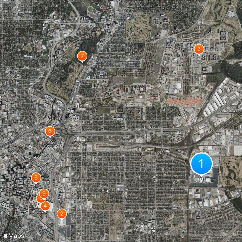 Freeman Coliseum Map