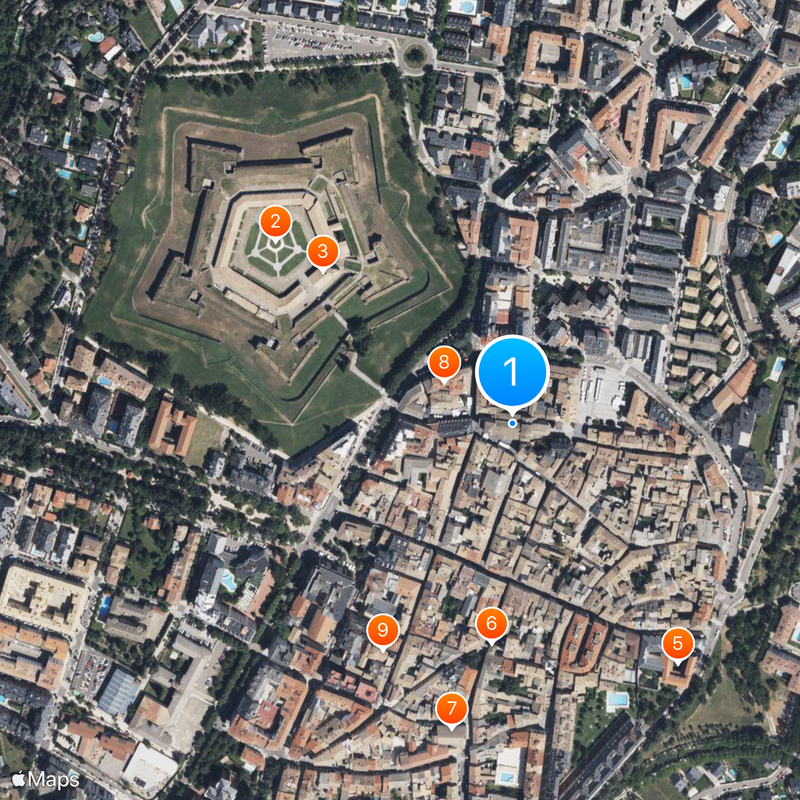 Cathedral of Jaca Map