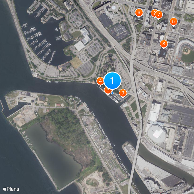 USS The Sullivans Carte