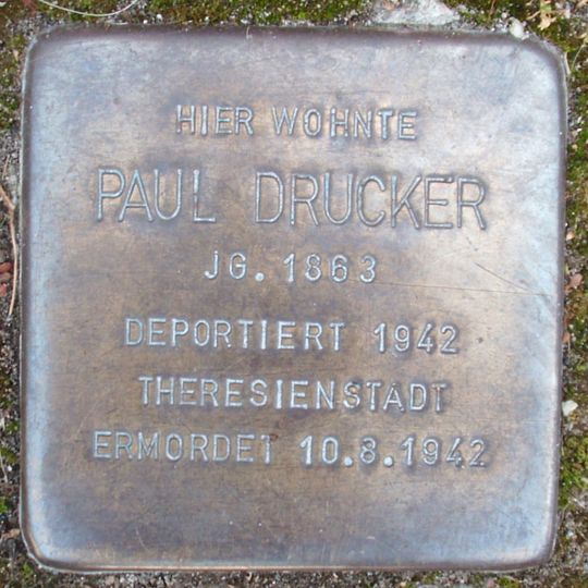 Stolperstein für Paul Drucker