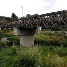 Most přes Lužnici v Dobronici u Bechyně