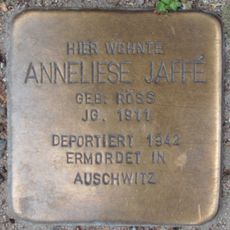 Stolperstein en memoria de Anneliese Jaffé