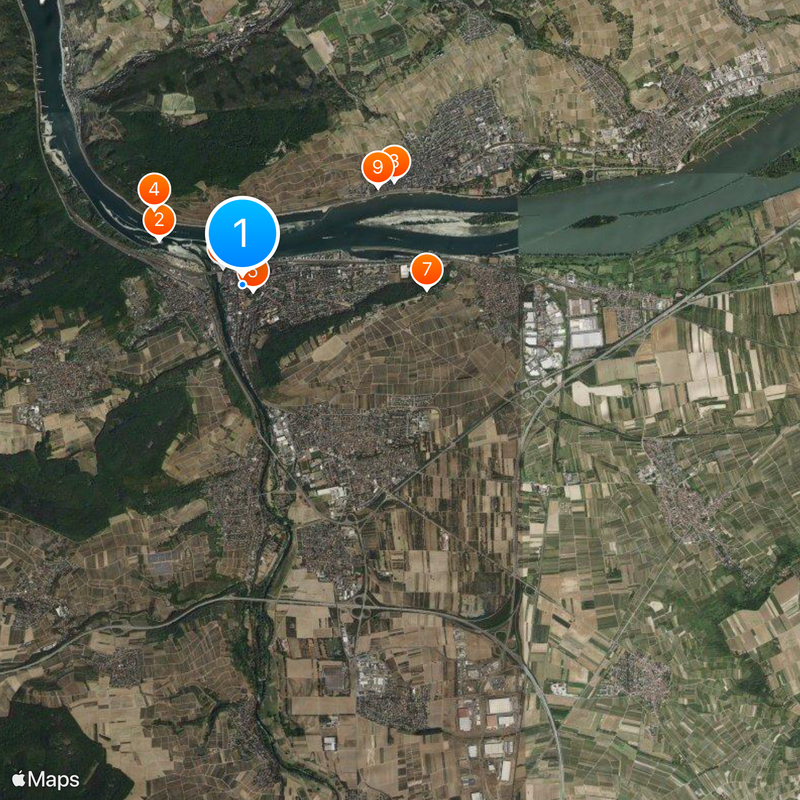 Bingen am Rhein Carte