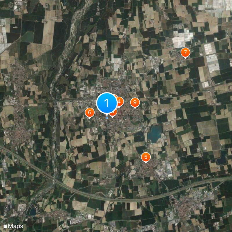 Romano di Lombardia Map