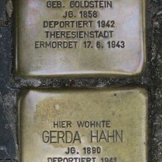 Stolperstein en memoria de Berta Hahn