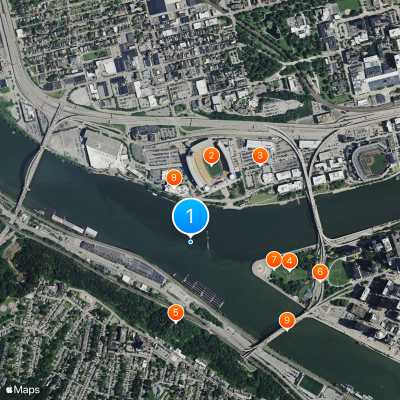 Ohio River Map