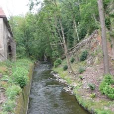 Three buildings of the former Niedermühle Seifersdorfer Tal 6, 6a, 6b