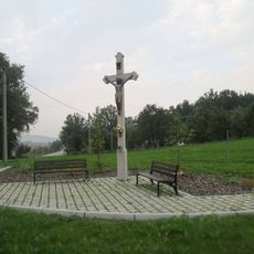 Kříž u silnice I/22 nedaleko Cehnice