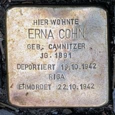 Stolperstein dedicated to Erna Cohn