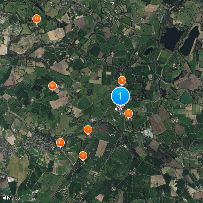 Lovell Telescope Mapa