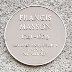Commemorative plaque to Francis Masson