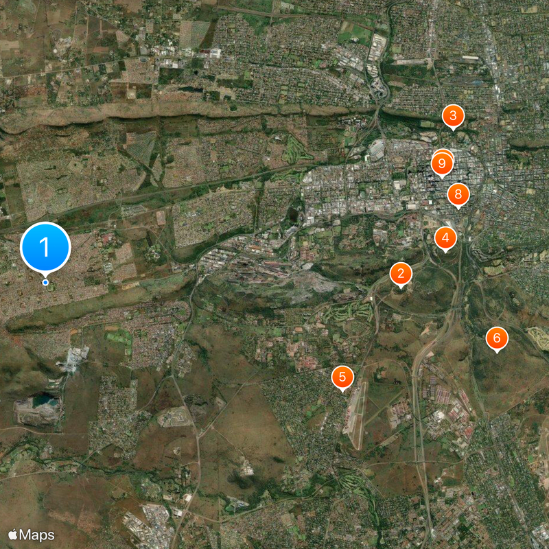 Witwatersrand Basin Map