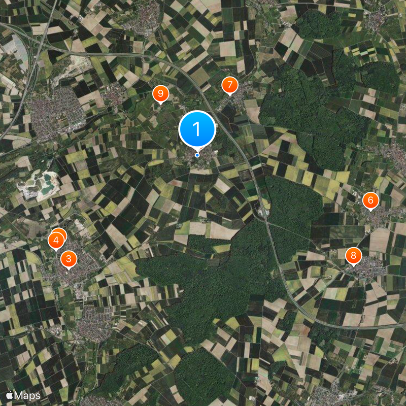 Münzenberg Castle Mappa