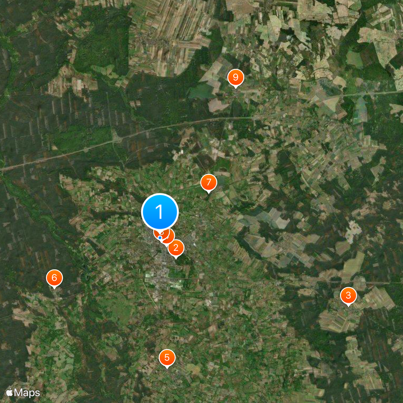 Nowy Tomyśl Map
