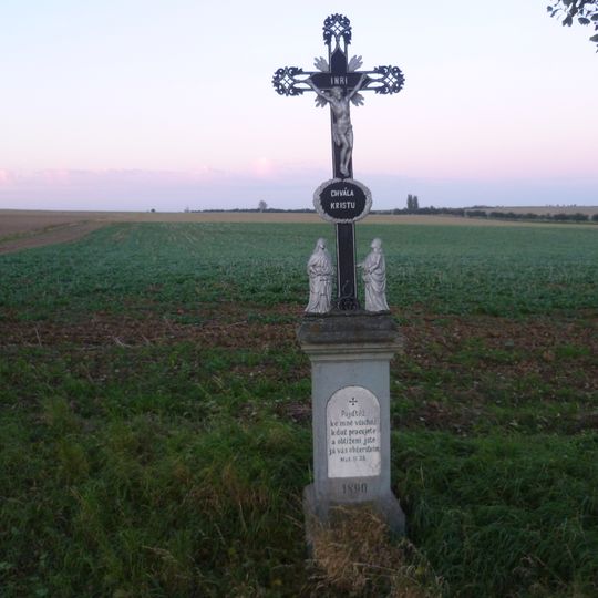Křížek západně od Kozlan