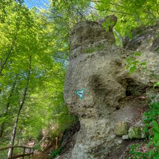 Nagelfluhfelsen am Kalvarienberg