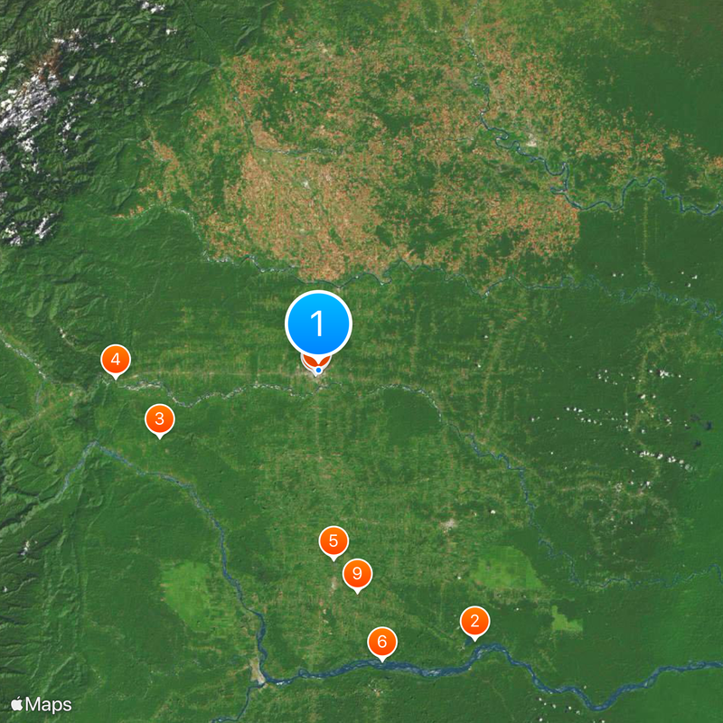 Lago Agrio Canton Map
