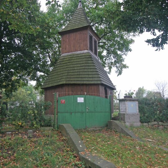 Bell tower in Skřivany