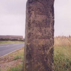 Standing Stone At Junction With School Lane And Round Ings Road