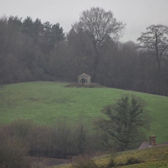 Gazebo About 330 Yards West Of Squerryes Court On Top Of Hill At Other Side Of Road
