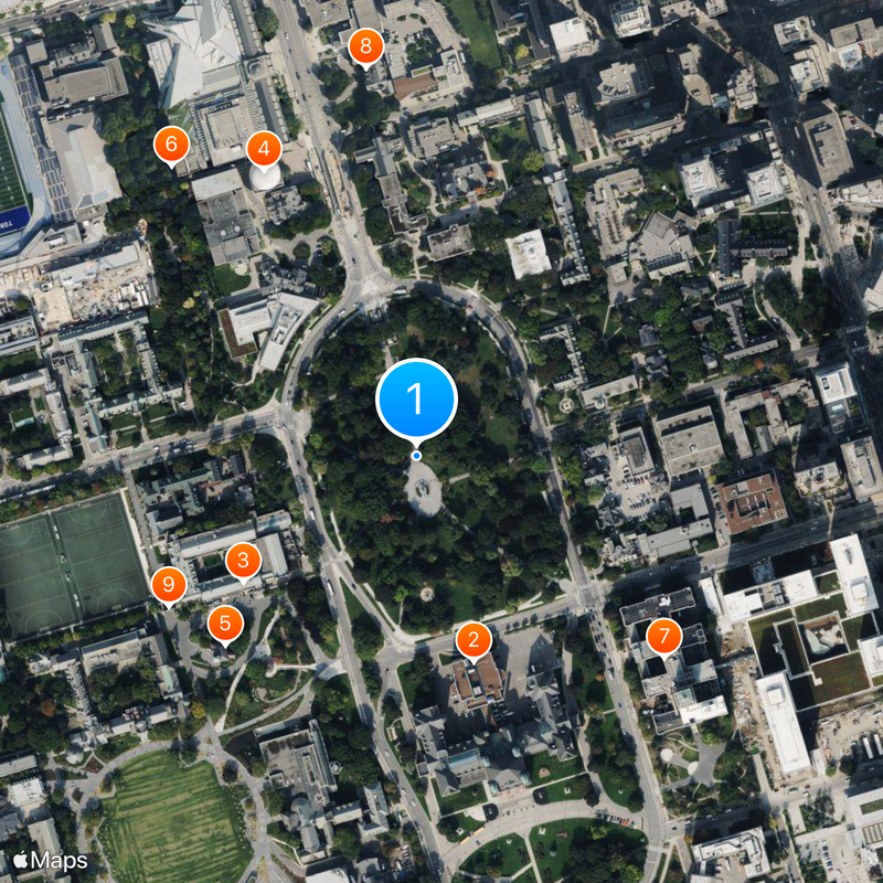 Queen's Park, Toronto Map