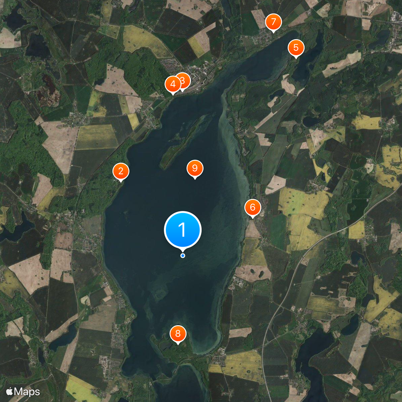 Lago de Schwerin Mapa