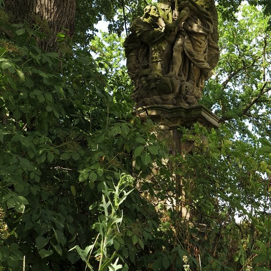 Sousoší svatého Jana Nepomuckého s andělem