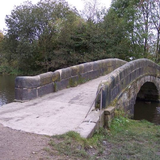Bridge over entrance to canal basin on the Leeds and Liverpool Canal